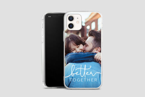 pet photo printed onto hard shell phone case